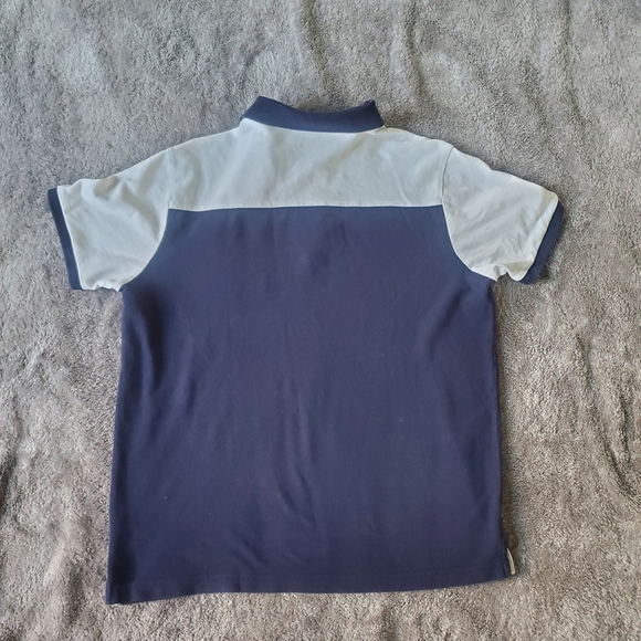 U.S. POLO ASSN. Short Sleeve Color-Block Pique Knit Shirt, Size M - Picture 3 of 8